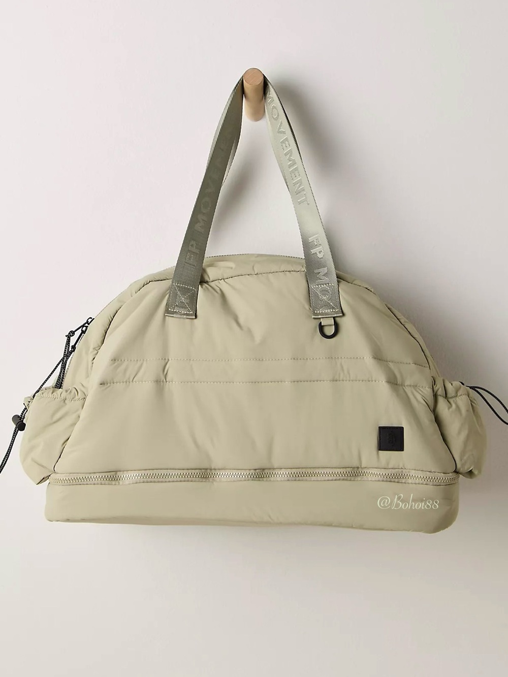 NWT Free People Cinched Up Puffy Bowler Bag